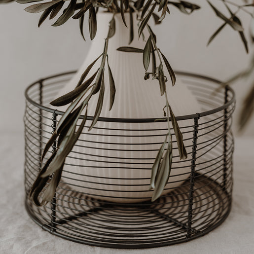 Wire basket round in a set of 3 (PU = 2 sets)