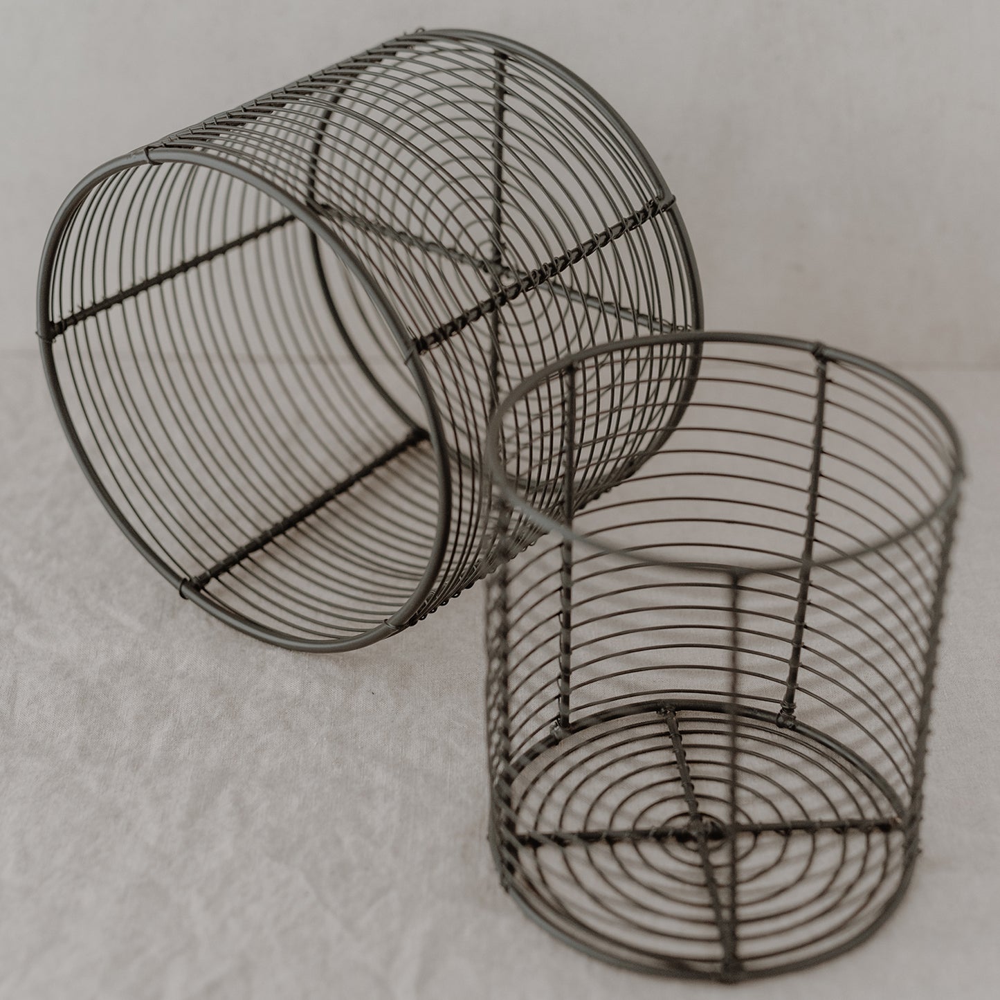 Drahtkorb rund im 3er Set (VE = 2 Sets)