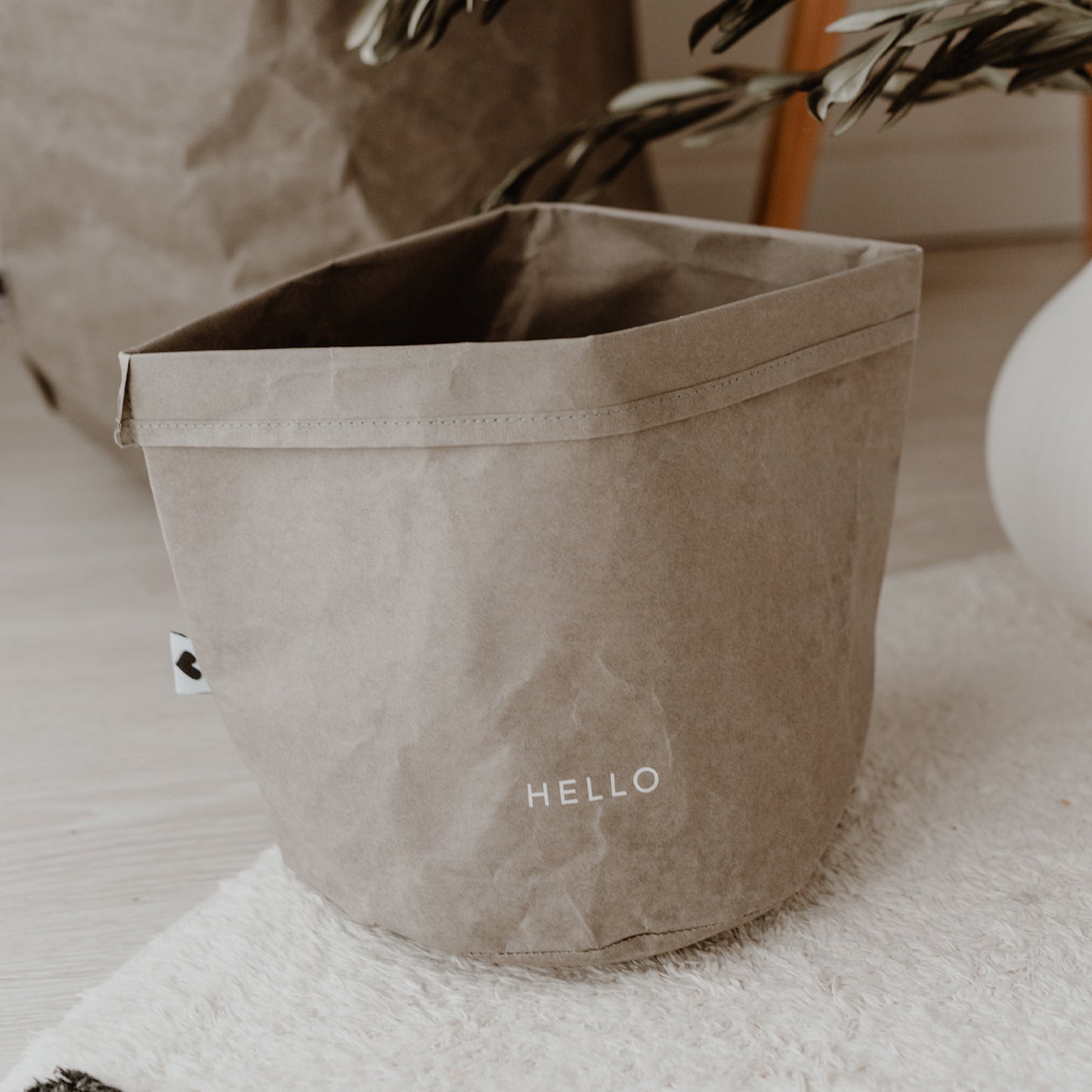 Paperbag 2er Set Hello Love (VE = 6 Sets)