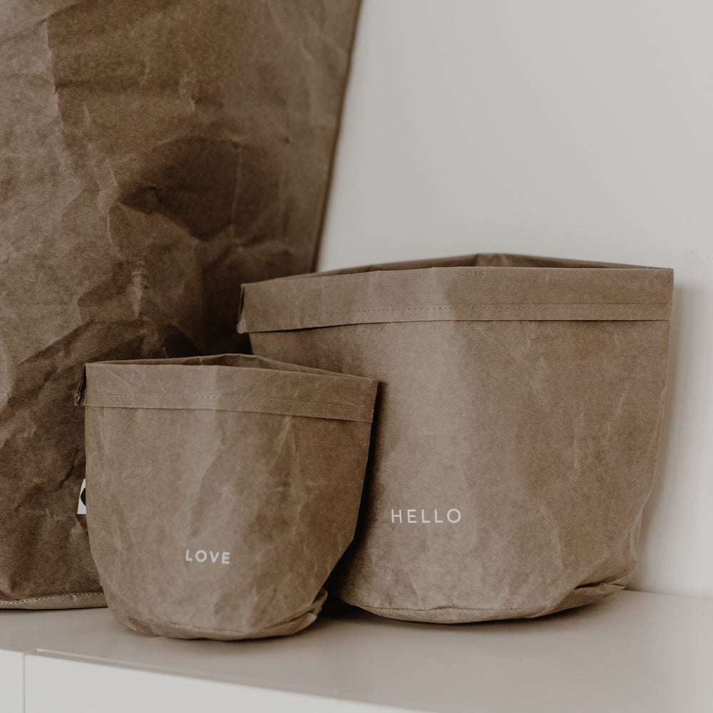 Paperbag 2er Set Hello Love (VE = 6 Sets)