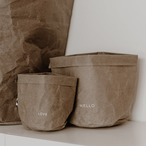 Paperbag 2er Set Hello Love (VE = 6 Sets)