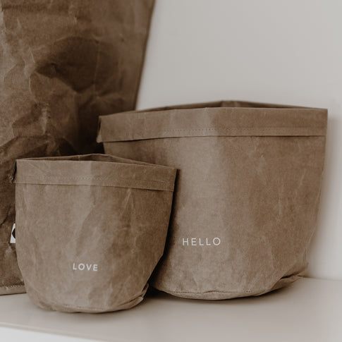 Paperbag 2er Set Hello Love (VE = 6 Sets)