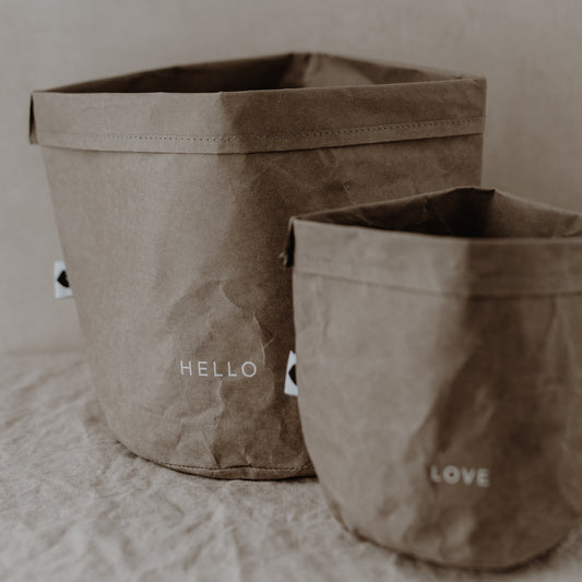 Paperbag 2er Set Hello Love (UE = 6 Ensembles)