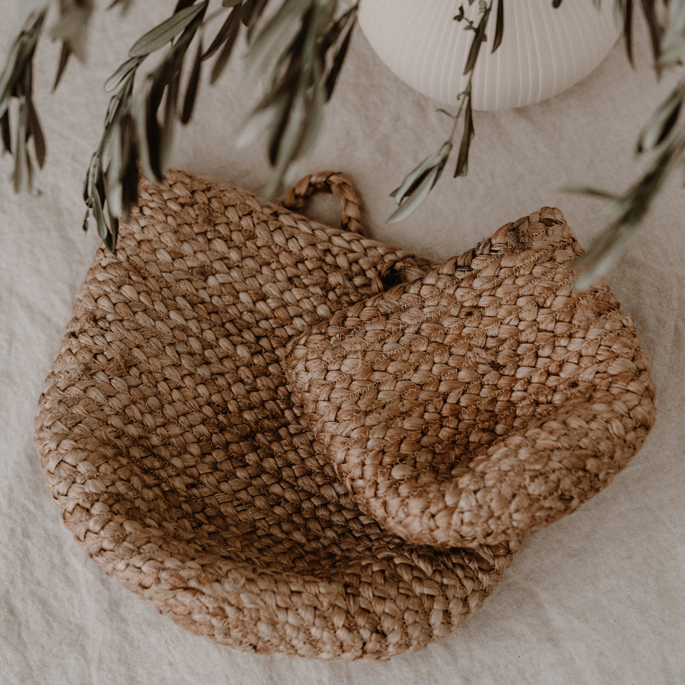 Storage basket made of jute Small (PU = 6 pieces)