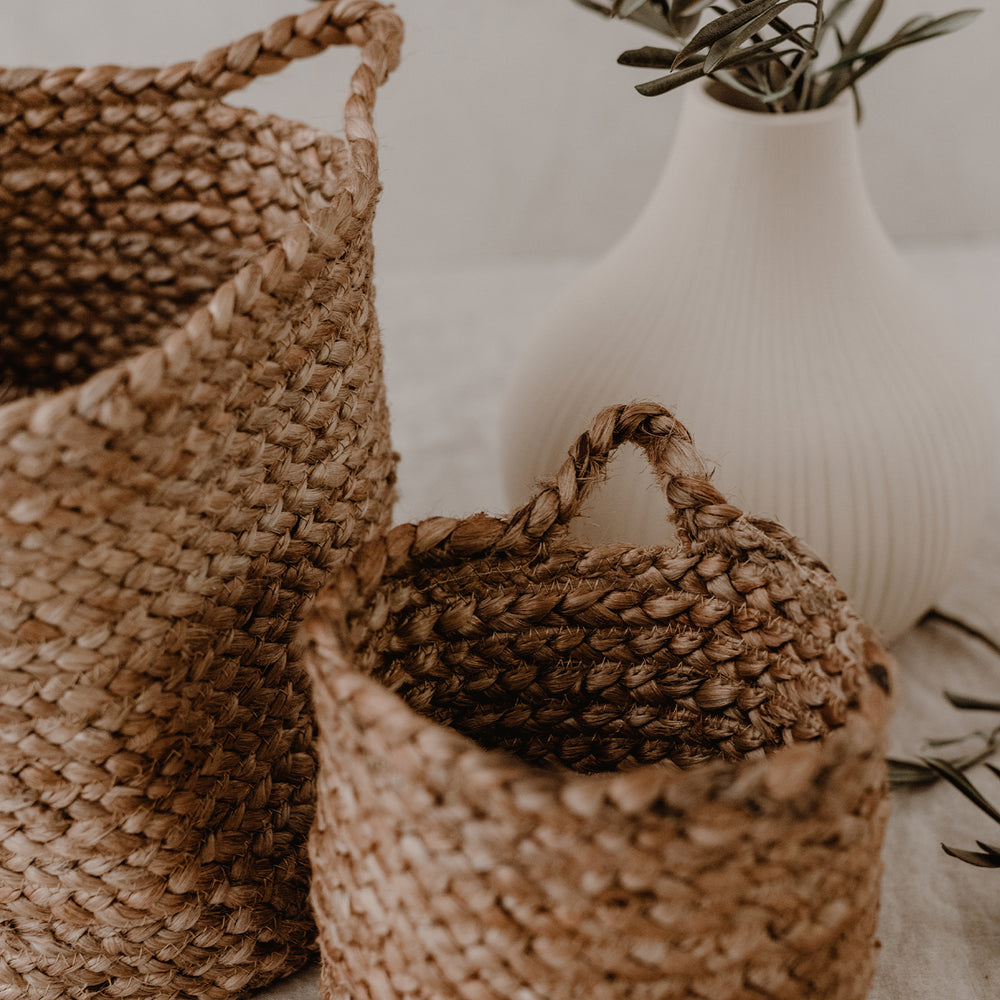 Storage basket made of jute Small (PU = 6 pieces)