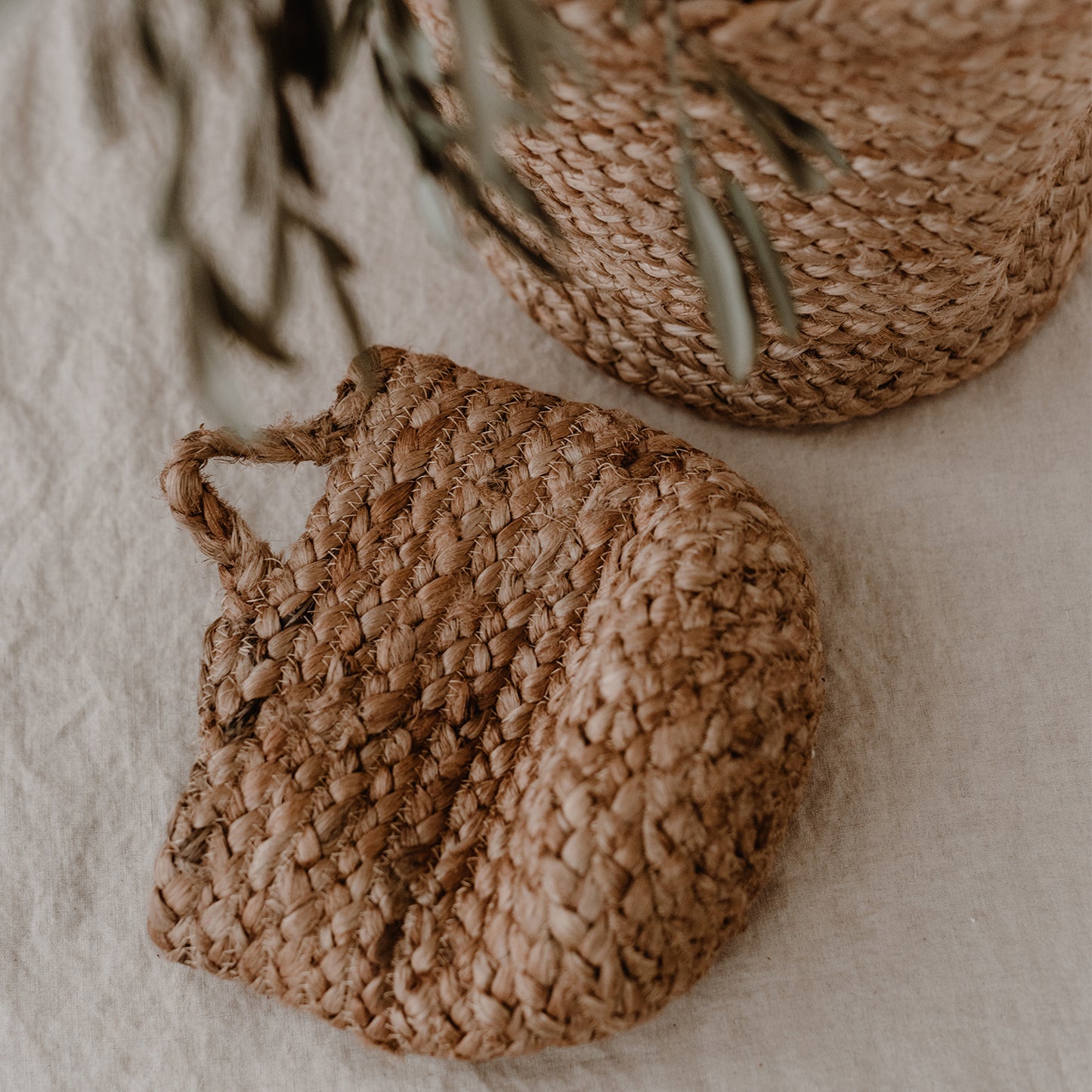 Storage basket made of jute Small (PU = 6 pieces)