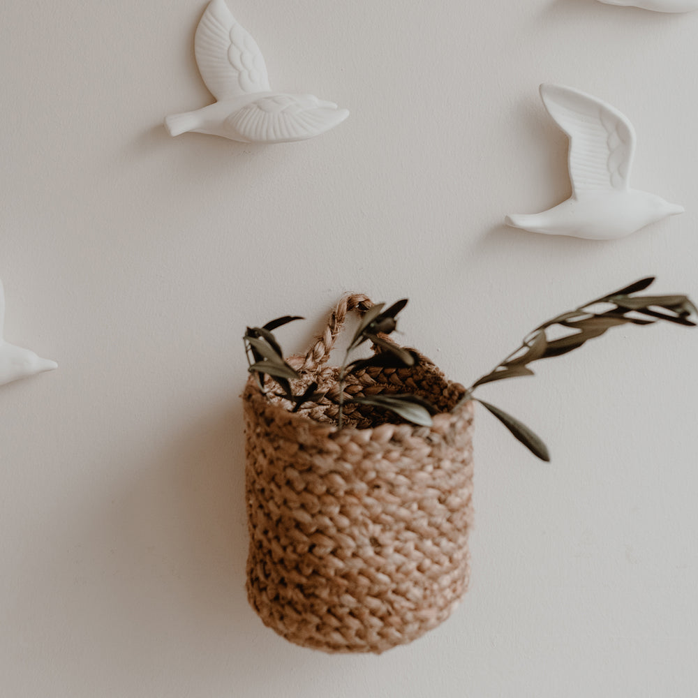 Storage basket made of jute Small (PU = 6 pieces)