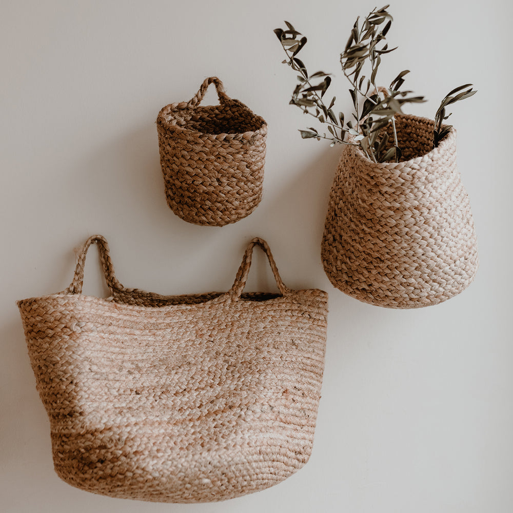 Storage basket made of jute Small (PU = 6 pieces)
