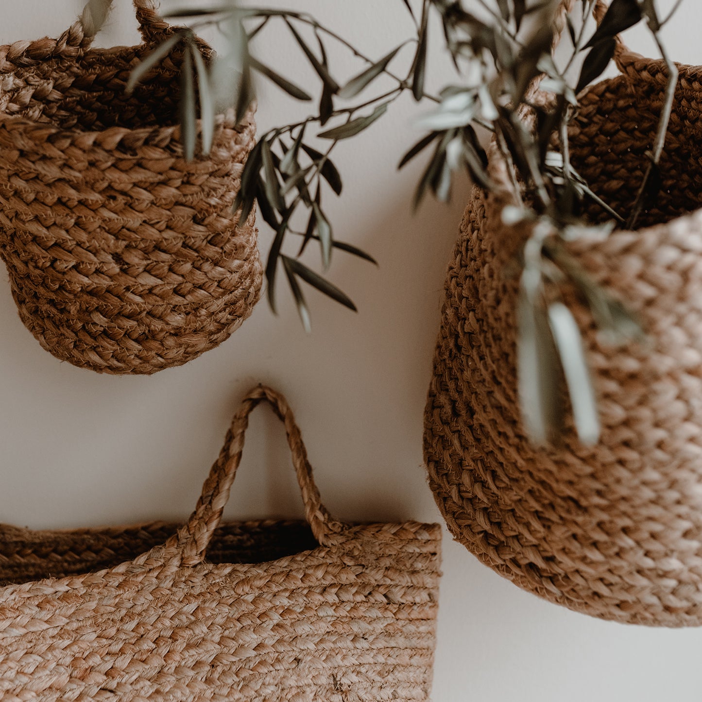Storage basket made of jute Small (PU = 6 pieces)