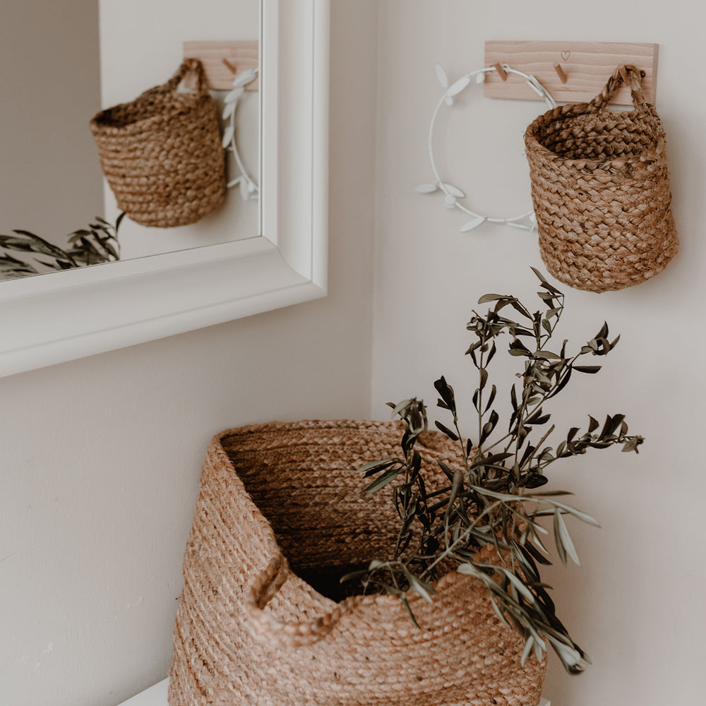 Storage basket made of jute Small (PU = 6 pieces)