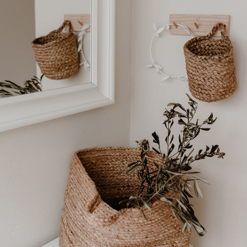 Storage basket made of jute Small (PU = 6 pieces)