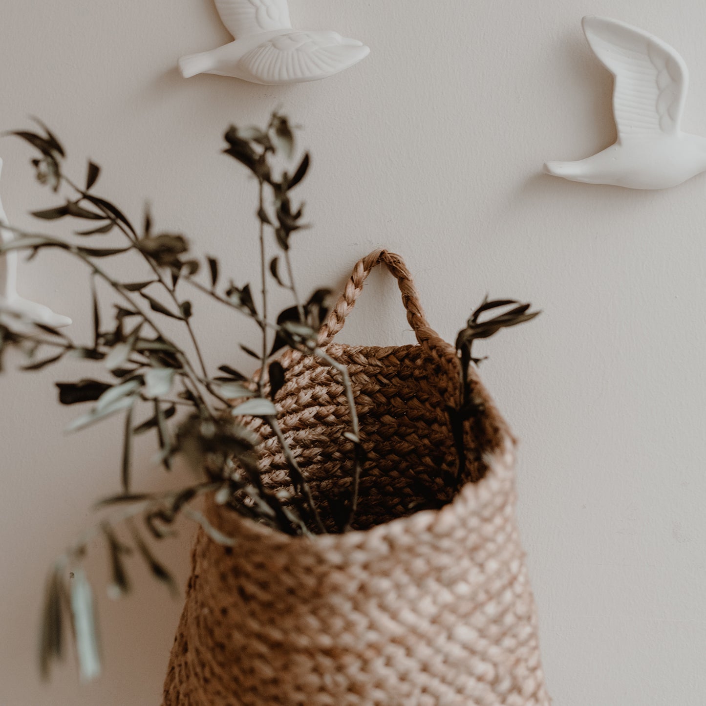 Storage basket made of jute medium (PU = 6 pieces)