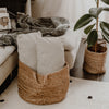 Storage basket made of jute large (PU = 4 pieces)