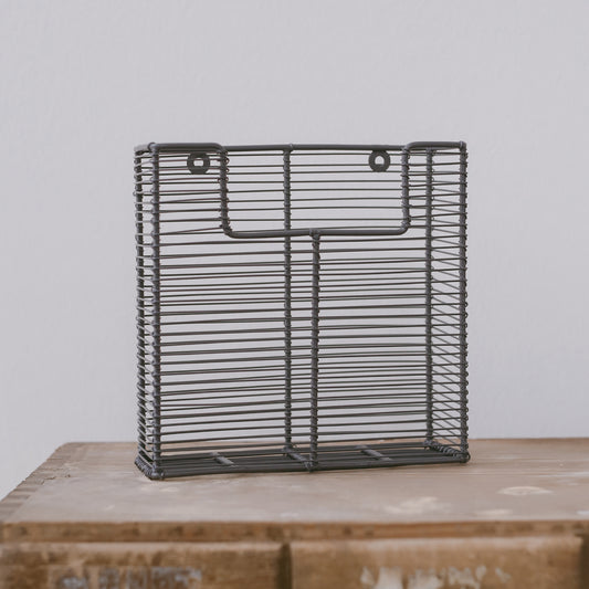 Petit panier suspendu en fil 21 x 21 cm (UE = 4 Pièces)