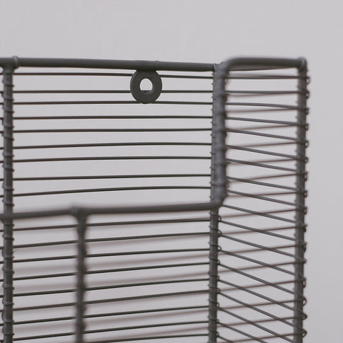 Petit panier suspendu en fil 21 x 21 cm (UE = 4 Pièces)