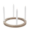 Adventskranz aus Eiche 36 cm (= 3 Stk)