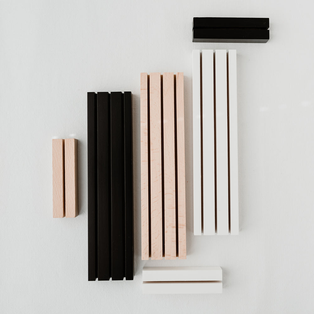 Kartenständer 2er Set - 10,5cm Herz weiß (VE = 6 Sets)