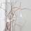 Wooden Pendant Fir white in a Set of 8 (VE= 8 pieces)