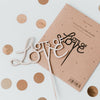 Cake Topper Lots of Love (VE = 8 Stk)