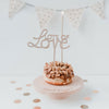 Cake Topper Lots of Love (VE = 8 Stk)