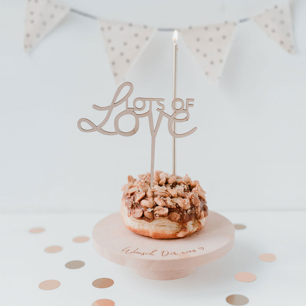 Cake Topper Lots of Love (VE = 8 Stk)