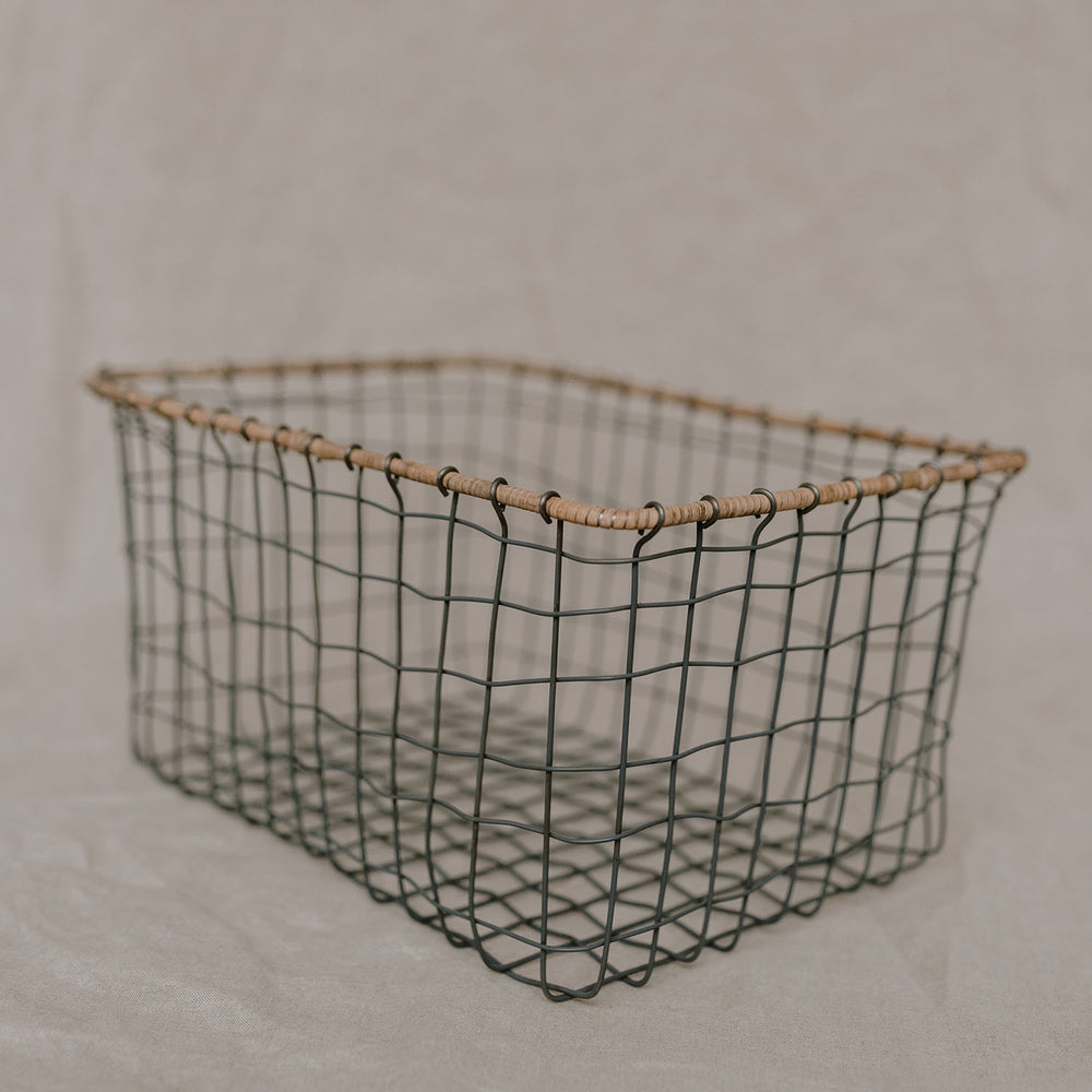 Drahtkorb eckig 35x26 cm (VE = 6 Stk)