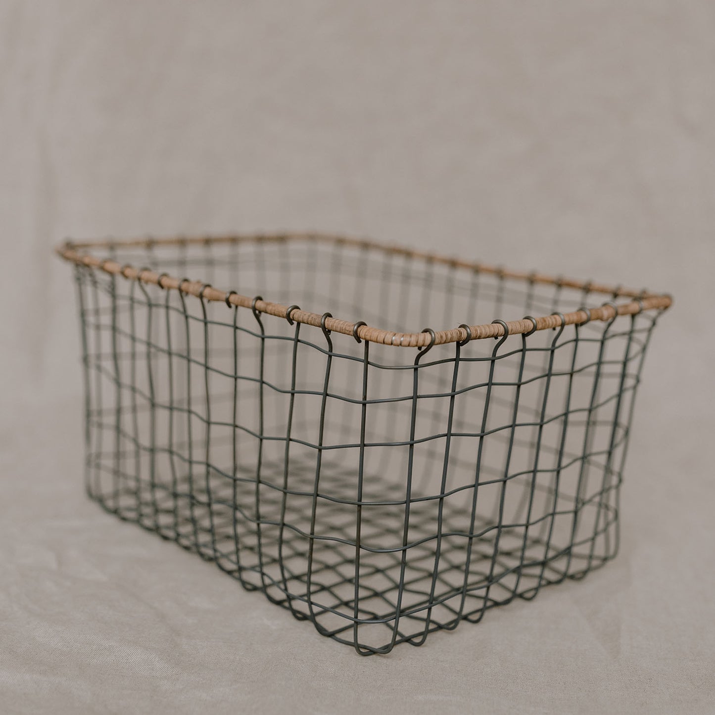 Drahtkorb eckig 35x26 cm (VE = 6 Stk)