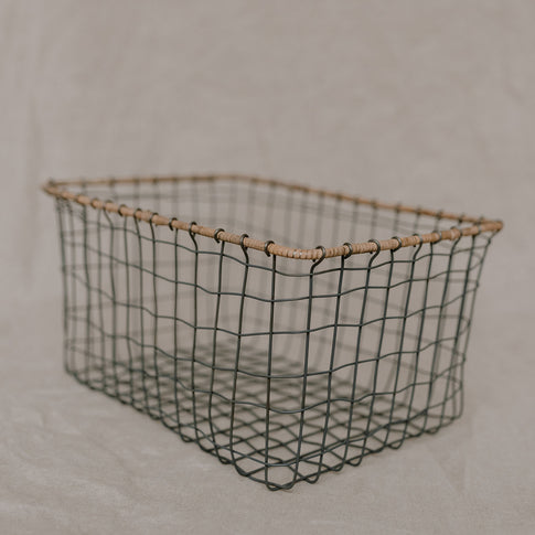 Drahtkorb eckig 35x26 cm (VE = 6 Stk)