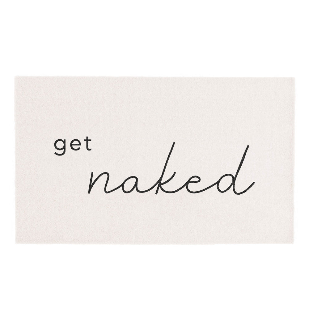 Waschbare Matte Get naked