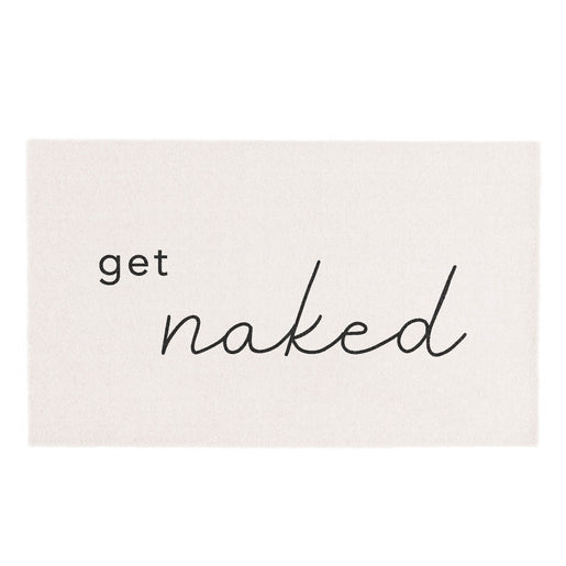 Waschbare Matte Get naked
