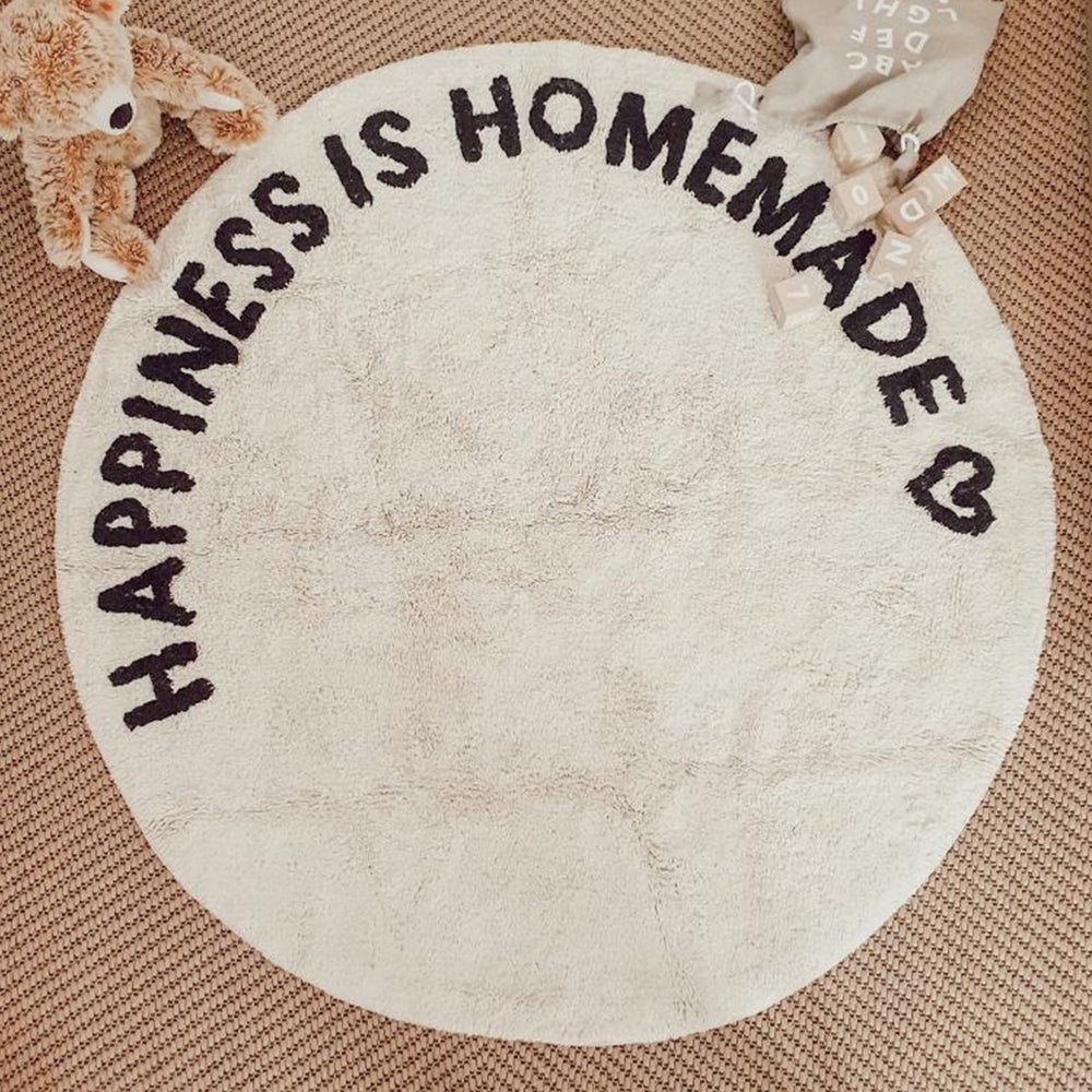 Runder Teppich Happiness 140cm (VE= 3 Stk.)