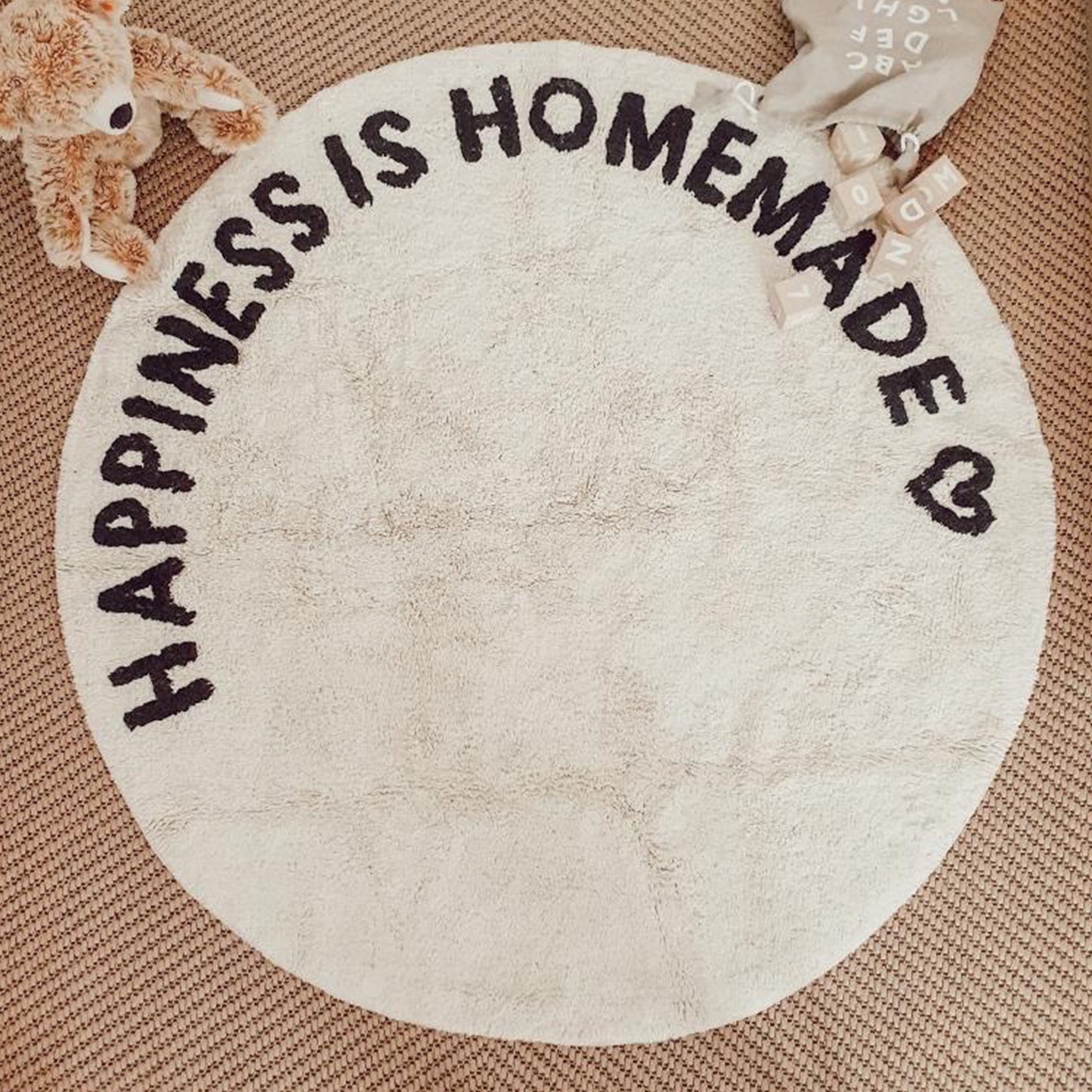 Runder Teppich Happiness 140cm (VE= 3 Stk.)