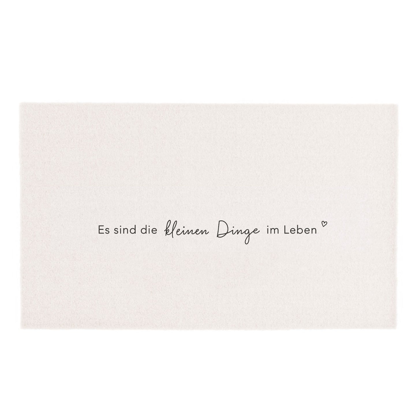 Waschbare Fußmatte Kleine Dinge