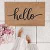 Kokos Fußmatte Hello (VE = 6 Stk)