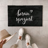 Washable doormat Come in black 75 x 45 (PU = 6 pieces)