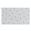 Waschbare Matte Punkte Hellgrau 120 x 67