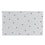 Waschbare Matte Punkte Hellgrau 120 x 67