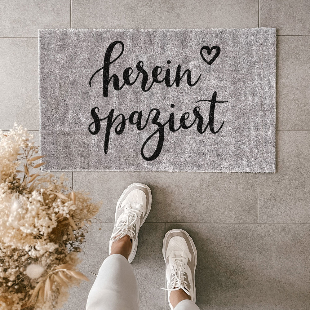Washable doormat walk in gray 75 x 45 (PU= 6 pieces)