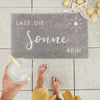 Washable doormat let the sun in gray 75 x 45 (PU= 6 pieces)