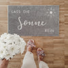 Washable doormat let the sun in gray 75 x 45 (PU= 6 pieces)
