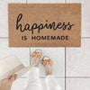 Coconut doormat Happiness is Homemade (PU = 6 pieces)