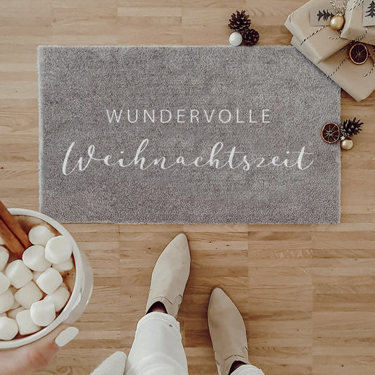 Waschbare Fußmatte Weihnachtszeit 75 x 45 (VE = 6 Stk)