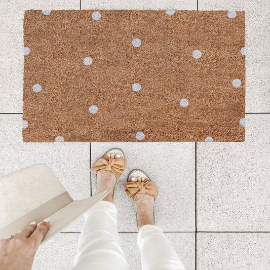 Coconut doormat dots (PU = 6 pieces)