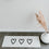 Petit paillasson lavable Coeurs crème (UE = 6 Pièces)