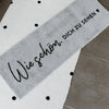 Small washable doormat Gray How Beautiful 75 x 25 (PU = 6 pieces)