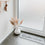 Small washable doormat Gray How Beautiful 75 x 25 (PU = 6 pieces)