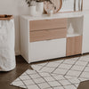 Washable doormat checks cream 75 x 45 (PU = 6 pieces)