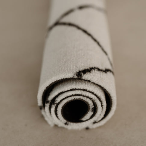 Washable doormat checks cream 75 x 45 (PU = 6 pieces)