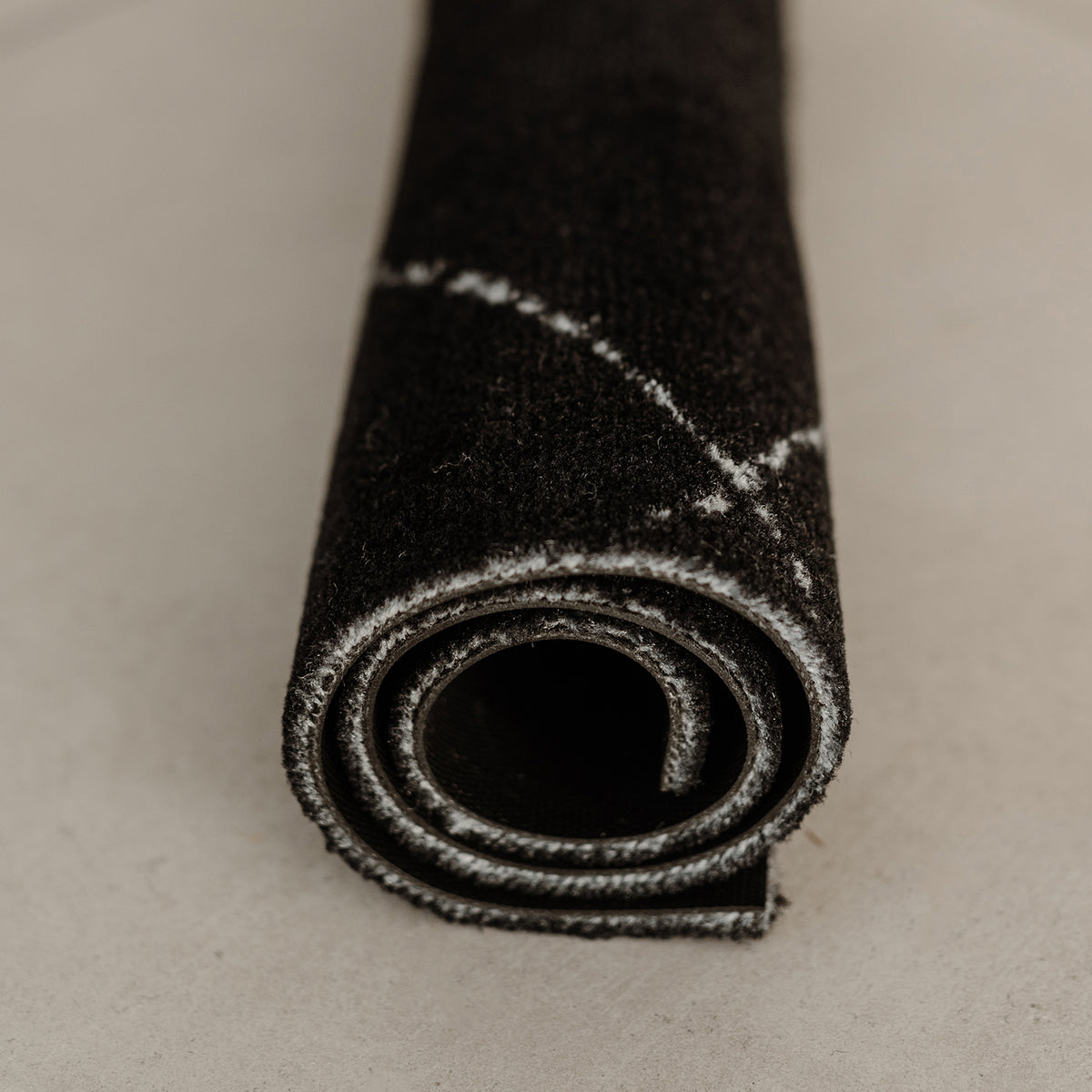 Paillasson lavable Lines en Noir (UE = 6 Pièces)
