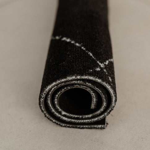 Paillasson lavable Lines en Noir (UE = 6 Pièces)